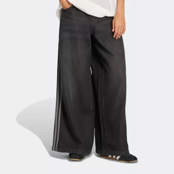 adidas Originals Women's Adicolor Denim Adilenium Pant size 32/30 NWT - Picture 5 of 8